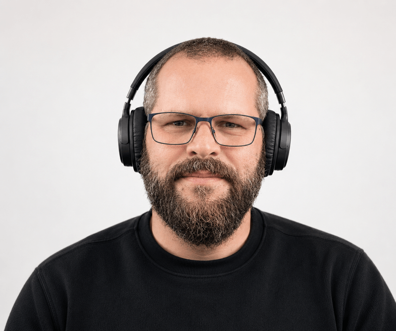 Portrait of Fabian Bürgy, founder of The Audit Room